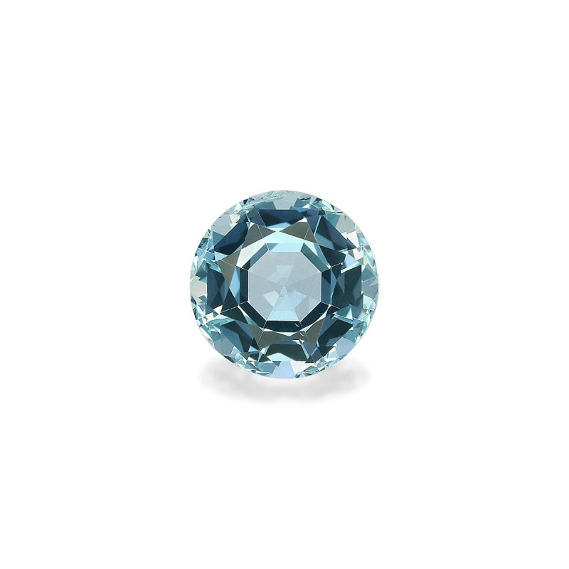 Aquamarin lengte RUNDEN Baby blau 1.73 karaten