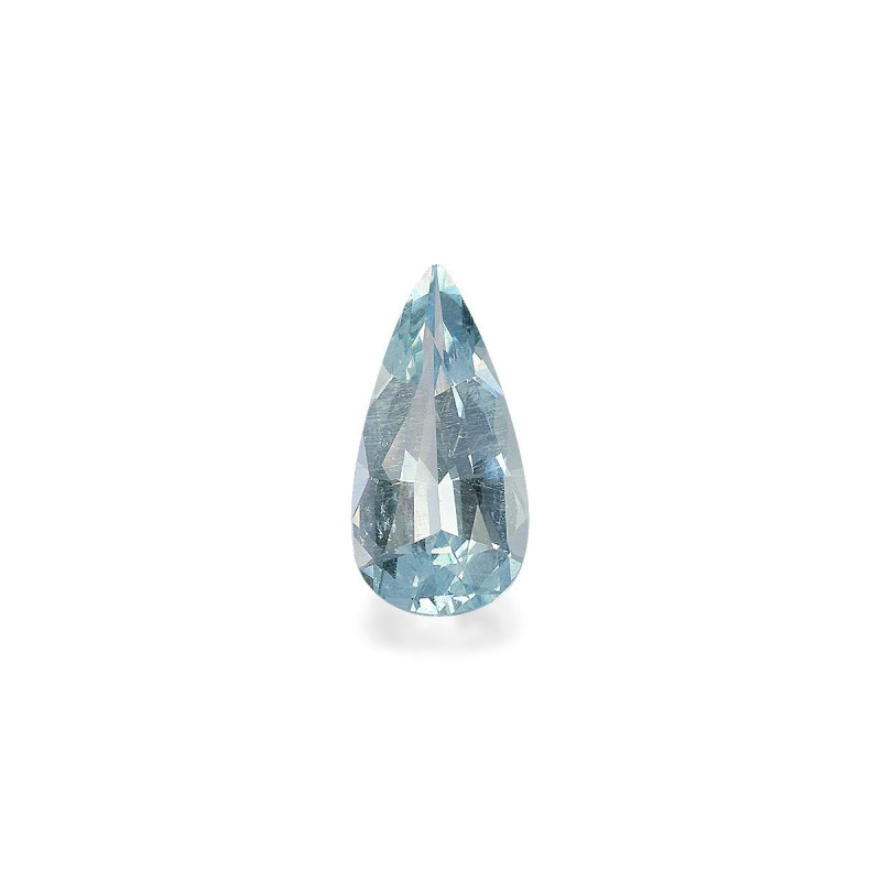 Aquamarin lengte Birne Baby blau 2.92 karaten