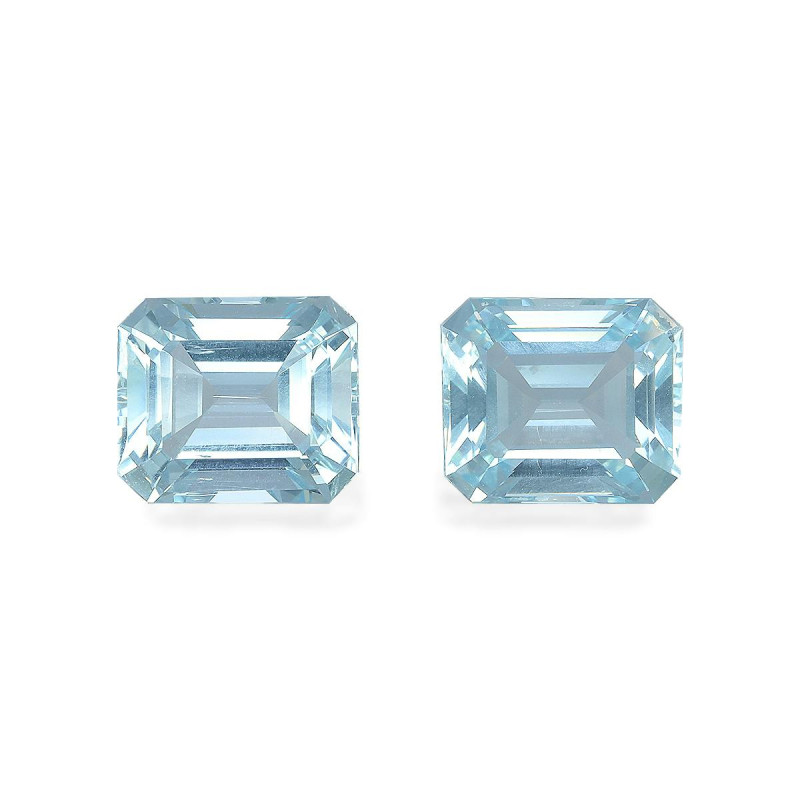 Aquamarin lengte RECHTECKIG Baby blau 10.86 karaten