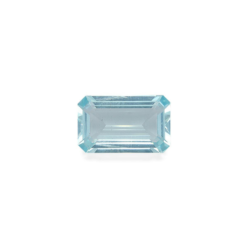 RECTANGULAR-cut Aquamarine Sky Blue 7.81 carats