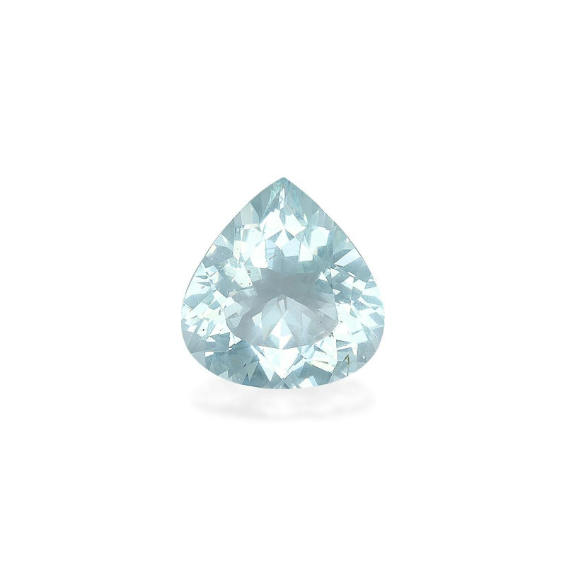 Pear-cut Aquamarine Sky Blue 7.44 carats