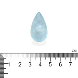 Aquamarijn Peer Geslepen Baby Blauw 36.20 karaat