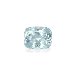 CUSHION-cut Aquamarine Sky...