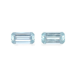 RECTANGULAR-cut Aquamarine...