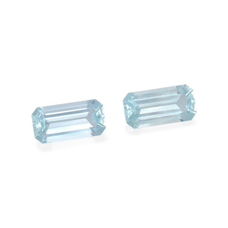 Aguamarina taille RECTANGULARE Bleu Ciel 7.70 carats