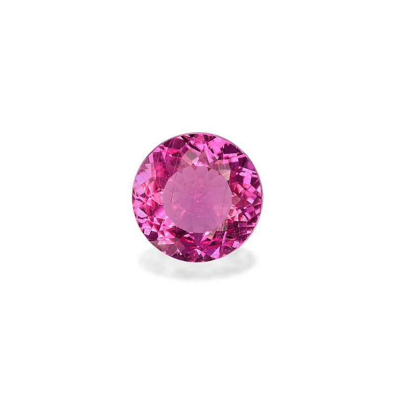Rubellite taille ROND Bubblegum Pink 0.91 carats