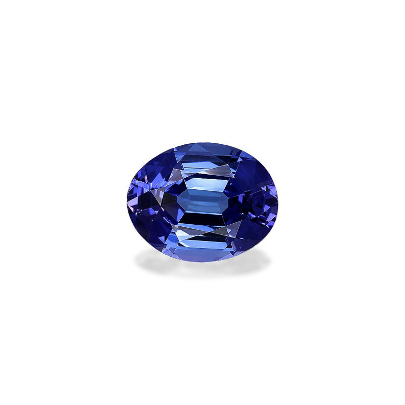 OVAL-cut Tanzanite Violet Blue 7.37 carats