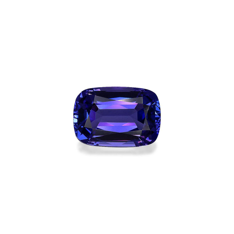 CUSHION-cut Tanzanite Violet Blue 6.57 carats