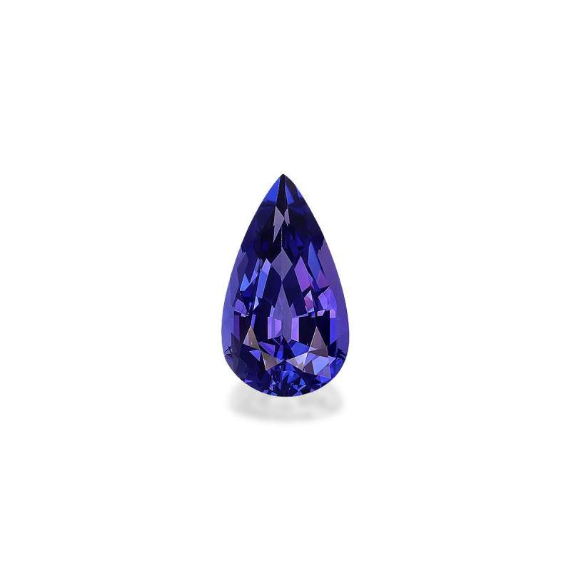 Pear-cut Tanzanite Violet Blue 5.12 carats