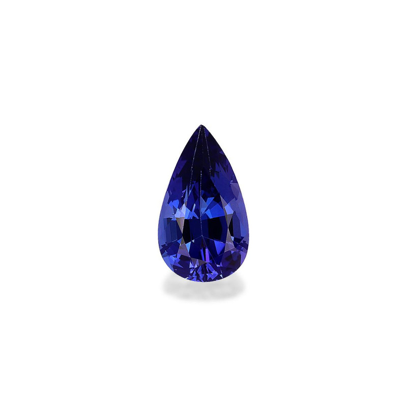 Pear-cut Tanzanite Violet Blue 6.40 carats