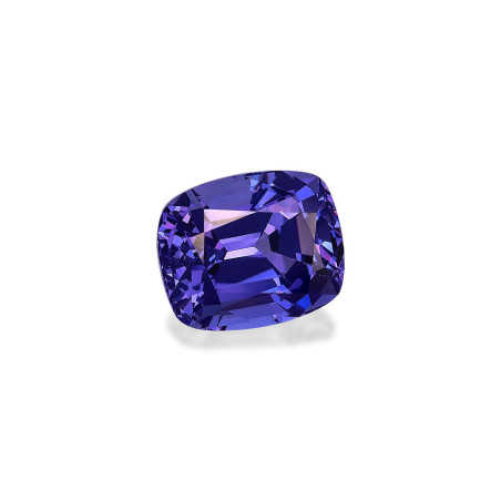 CUSHION-cut Tanzanite Violet Blue 5.97 carats