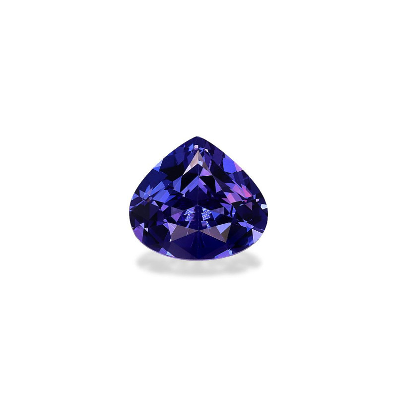 Pear-cut Tanzanite Violet Blue 4.18 carats