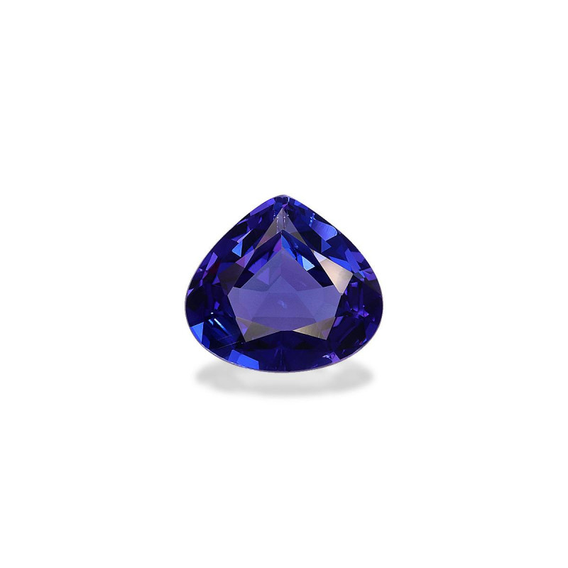 Pear-cut Tanzanite Violet Blue 6.02 carats