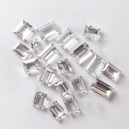 Diamants Taille Emeraude Calibrés Pour Pavage