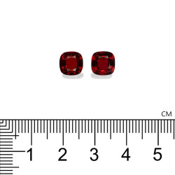Rode spinel kussen gesneden Rood 3,49 karaat