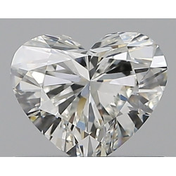 الماس على شكل قلب بوزن 0.59 قيراط