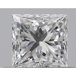 الماسة بشكل أميرة بوزن 0.46 قيراط