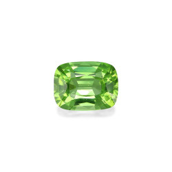 CUSHION-cut Peridot Lime...