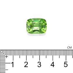 Kussen geslepen Peridot Lime Green 10.51 karaat