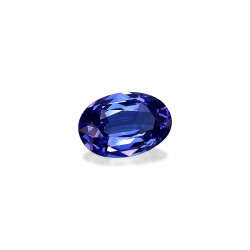 Ovale geslepen blauwe Tanzaniet 3,27 karaat
