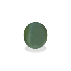 Kattenoog (chrysoberyl) OVALE snit Basil Green 5,22 karaat