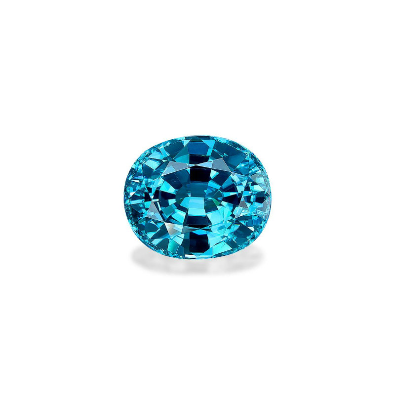 OVAL-cut Blue Zircon Blue 10.20 carats