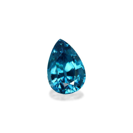 Blauer Zirkon lengte Birne Blau 34.64 karaten