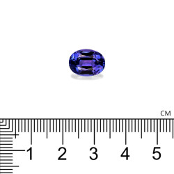 Ovale geslepen Tanzanite Violet Blauw 4.41 karaat