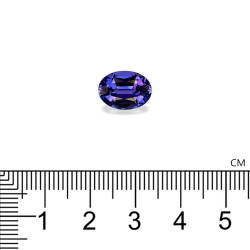 Ovale geslepen Tanzanite Violet Blauw 4.03 karaat