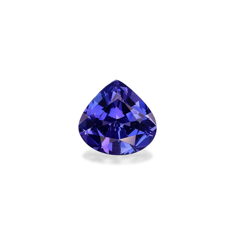 Pear-cut Tanzanite Violet Blue 3.67 carats