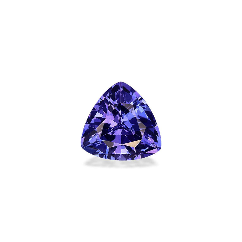 Tanzanite taille Trilliant Violet Blue 3.86 carats
