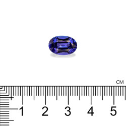 Ovale geslepen Tanzanite Violet Blauw 4,34 karaat