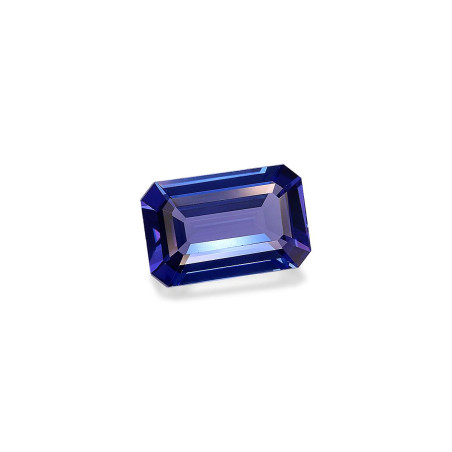 Tanzanita taille RECTANGULARE Violet Blue 4.05 carats