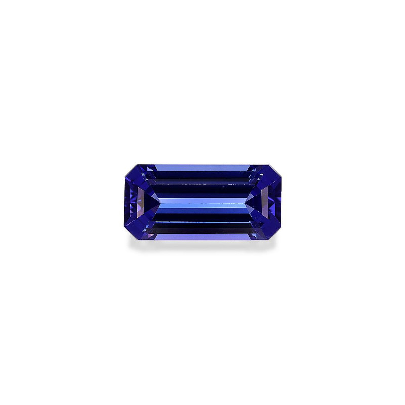 RECTANGULAR-cut Tanzanite Violet Blue 4.11 carats