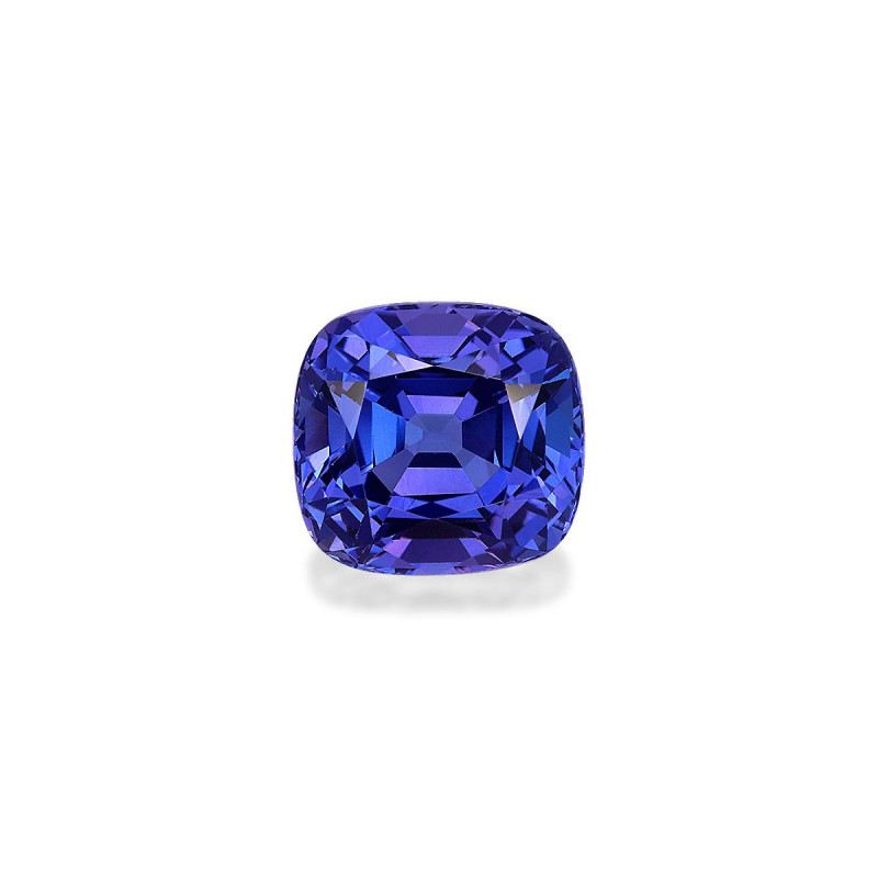 CUSHION-cut Tanzanite Violet Blue 4.91 carats