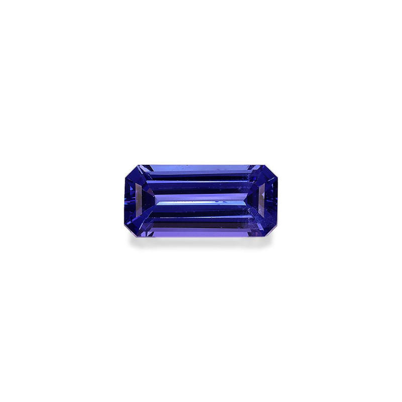 Tanzanite taille RECTANGULARE Violet Blue 5.48 carats