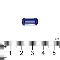 Rechthoekig geslepen Tanzaniet Violet Blauw 4,61 karaat
