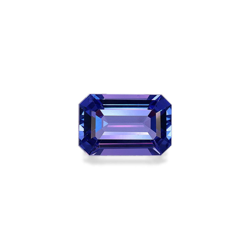 Tanzanite taille RECTANGULARE Violet Blue 4.58 carats