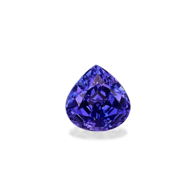 Tanzanite taille Poire Violet Blue 3.77 carats