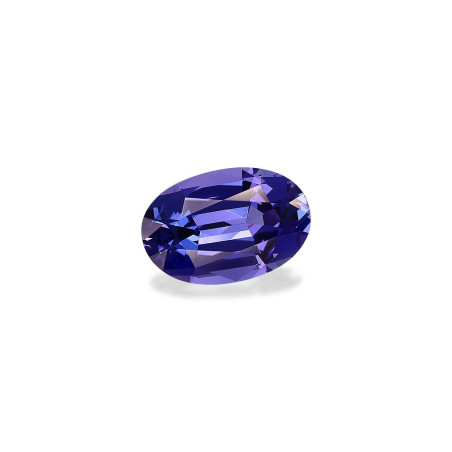 Tansanit lengte OVAL Violettblau 4.02 karaten
