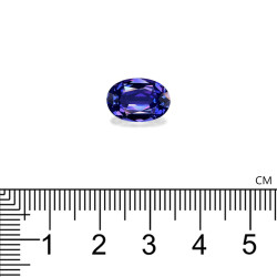 Ovale geslepen Tanzanite Violet Blauw 4,26 karaat
