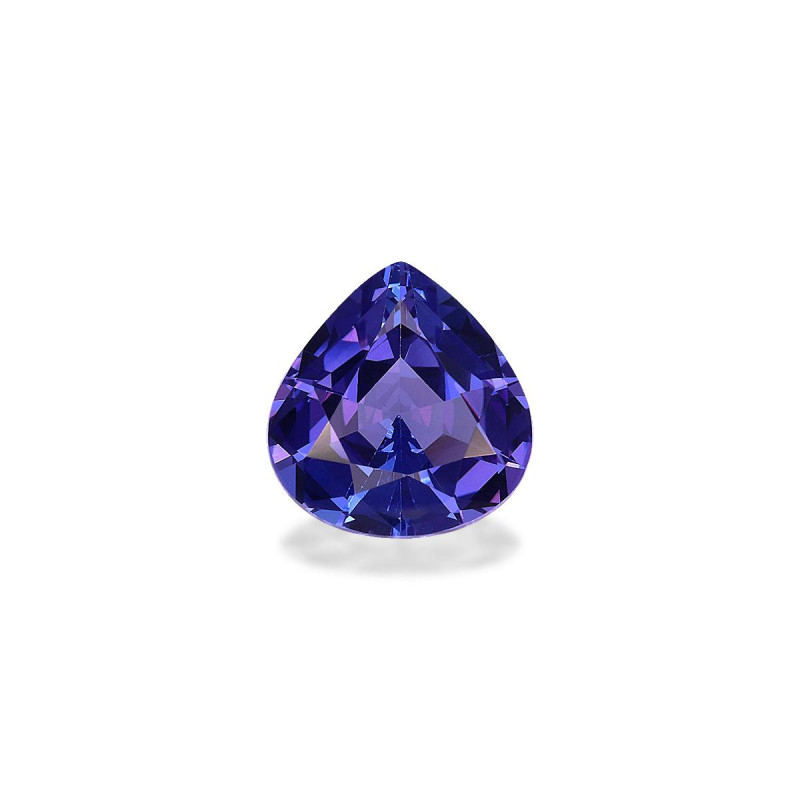 Pear-cut Tanzanite Violet Blue 3.15 carats