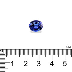 Ovale geslepen Tanzanite Violet Blauw 3,55 karaat