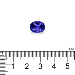 Ovale geslepen Tanzanite Violet Blauw 3,86 karaat
