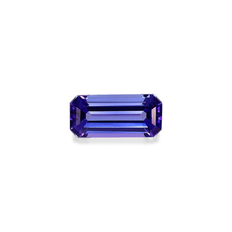 Tanzanite taille RECTANGULARE Violet Blue 2.62 carats