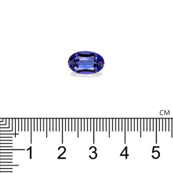 Ovale geslepen Tanzanite Violet Blauw 3,45 karaat