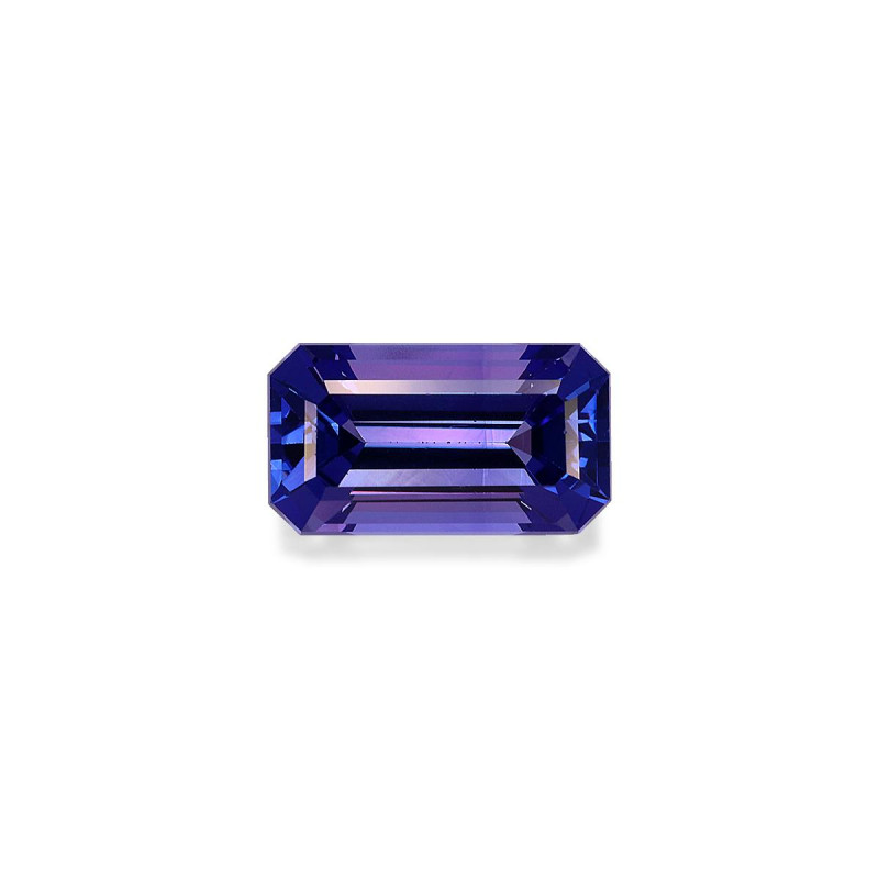 RECTANGULAR-cut Tanzanite Violet Blue 3.06 carats