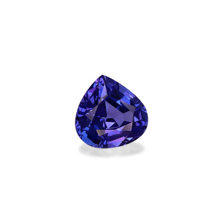 坦桑石 taille 梨子 紫罗兰蓝 2.88 carats