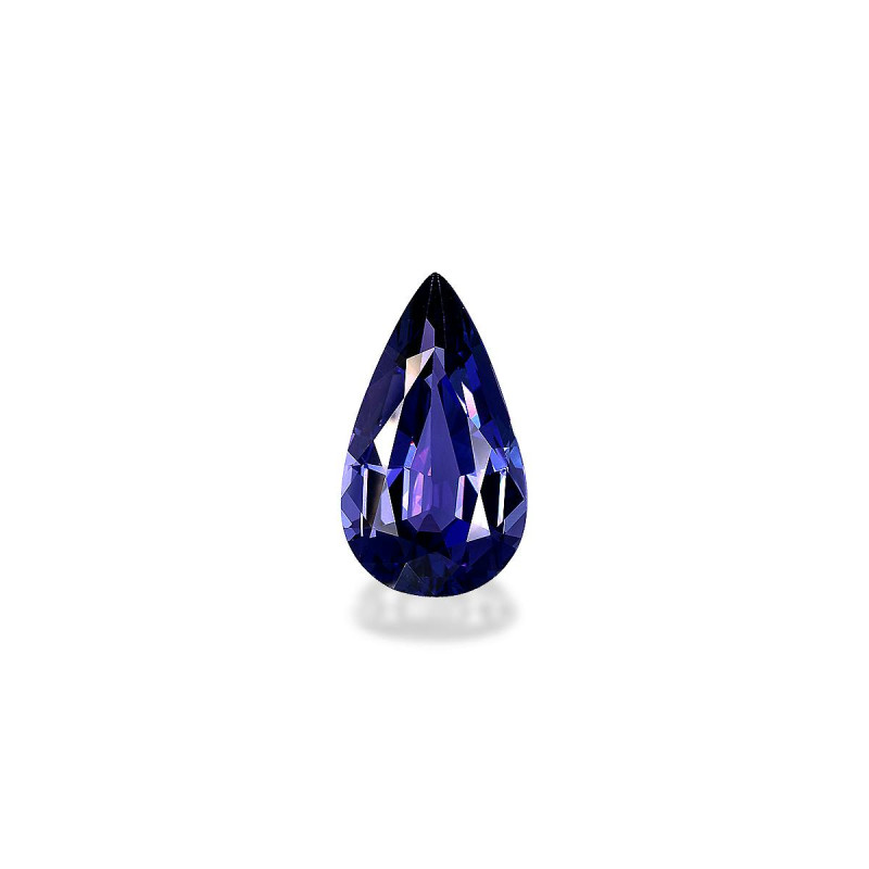 Pear-cut Tanzanite Violet Blue 7.59 carats