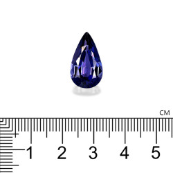 Peervormige Tanzaniet Violet Blauw 7,59 karaat
